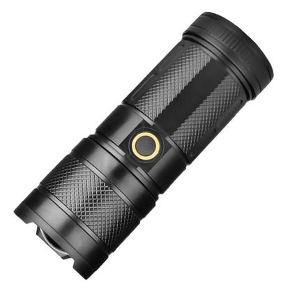 Multifunctional Retractable Zoom Plastic Hand Torch with Tail Lamp